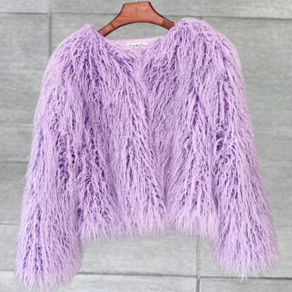 Fashionable fox fur coat for women Martina 