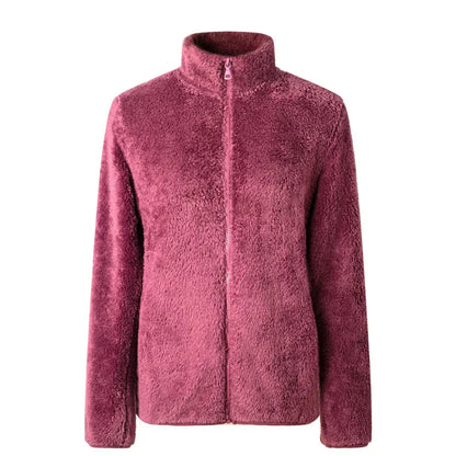 Cozy zip up jacket with comfortable fit Maud