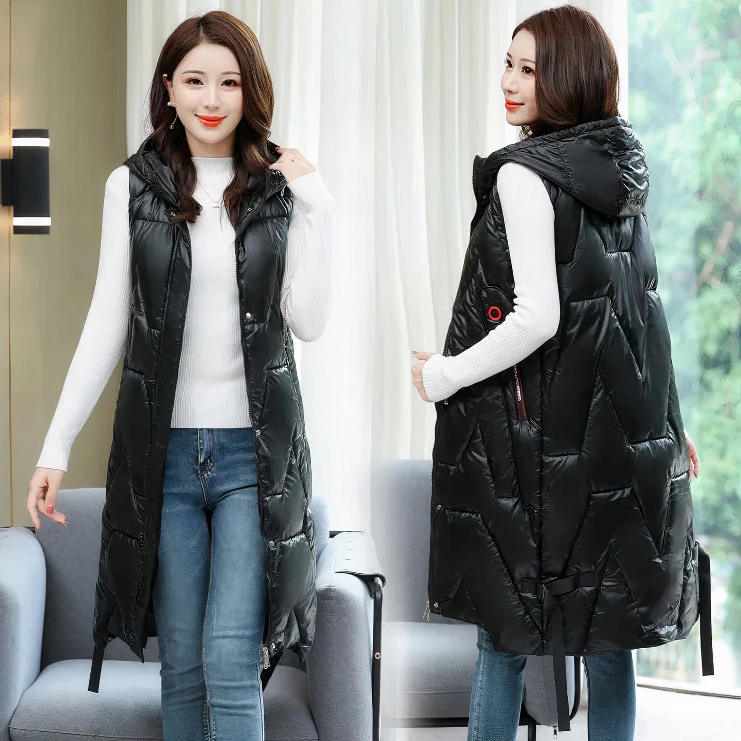 Long and stylish coat for women Mitzi