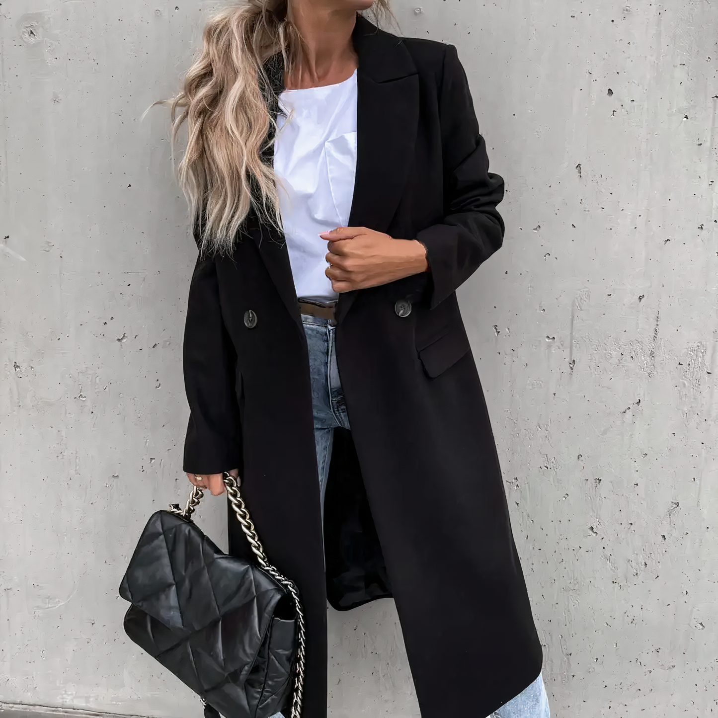 Doppelt knöpfbarer Trenchcoat Molly