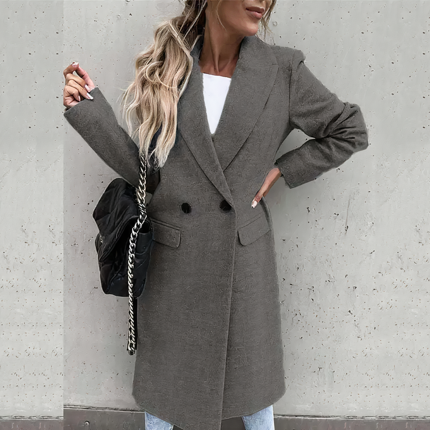 Doppelt knöpfbarer Trenchcoat Molly