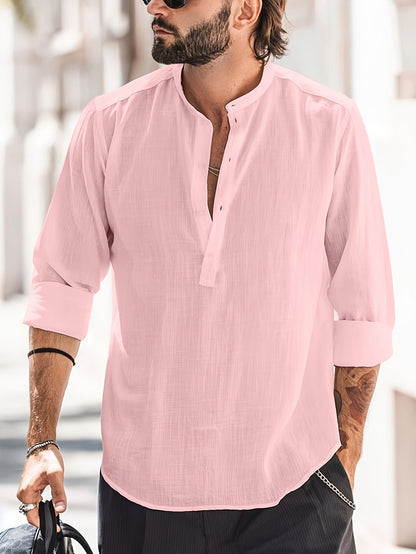 Chemise en coton pour hommes Dieter de style décontracté