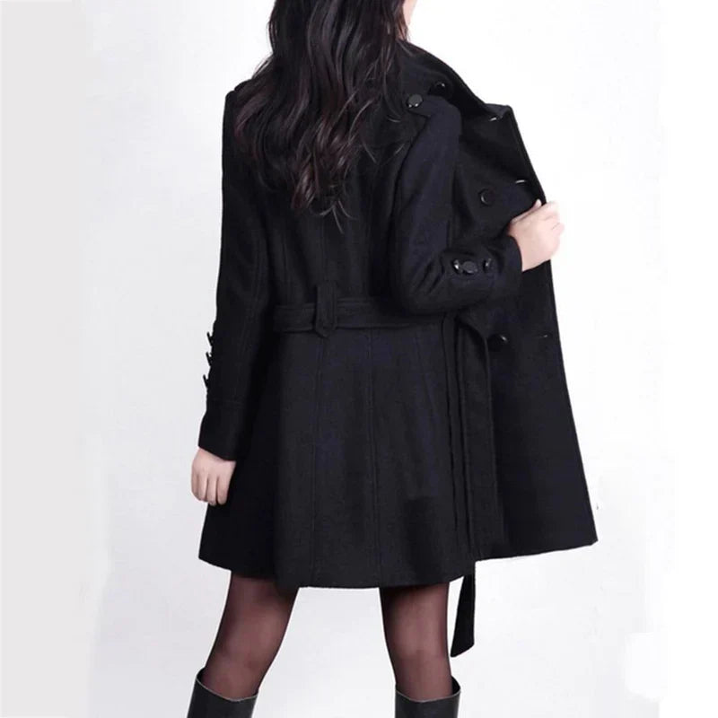 Elegant women's winter trench coat Tanja