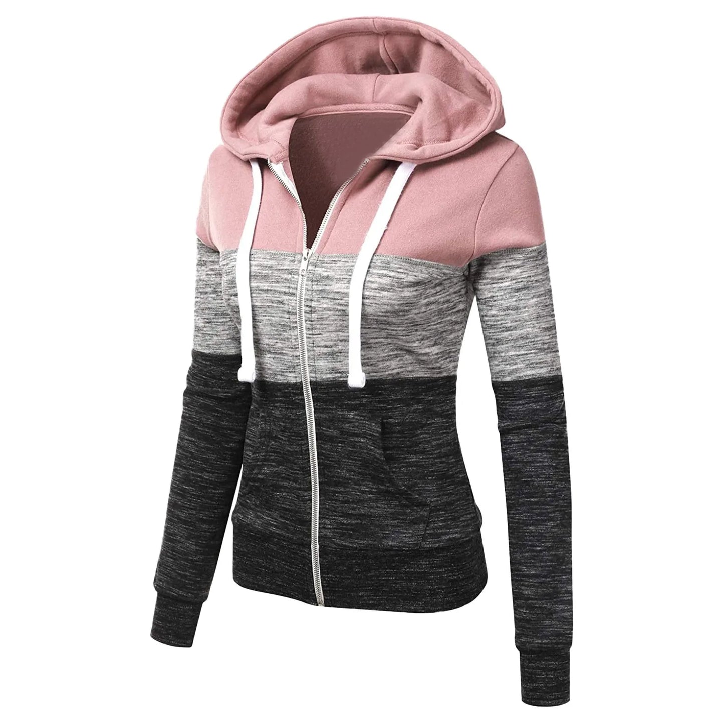 Tricolor Zip Hoodie Nayeli