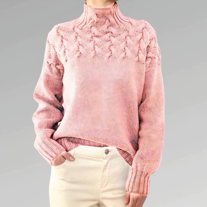 Zopfmuster Strickpullover Chloe