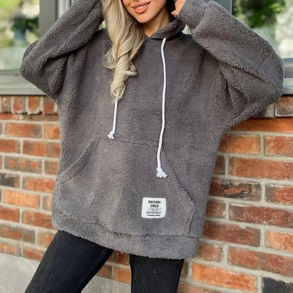 Stylish plush hoodie by Rachel