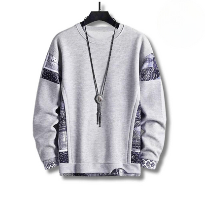 Pull patchwork élégant pour hommes Rhett