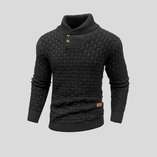 Pull thermique tricoté pour homme Roman