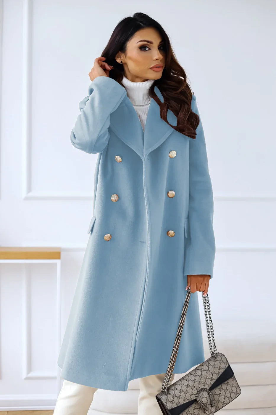 Elegant women's trench coat for winter Elbe