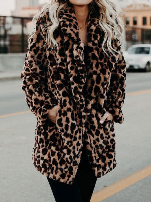 leopard fur coat Jonet