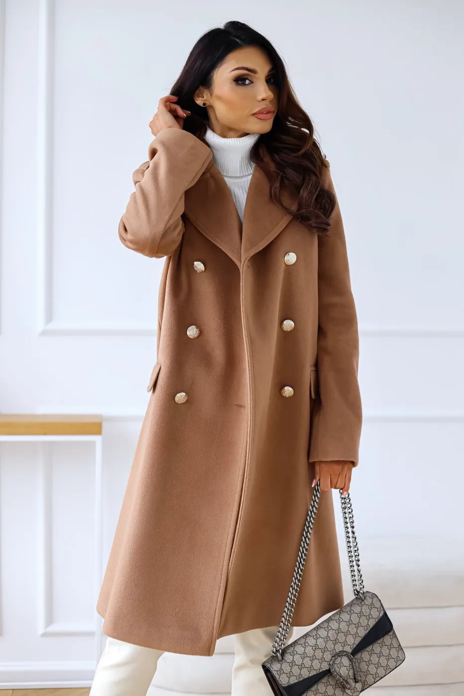 Elegant women's trench coat for winter Elbe