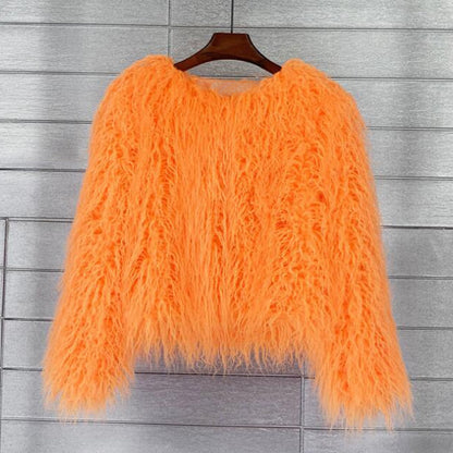 Fashionable fox fur coat for women Martina 