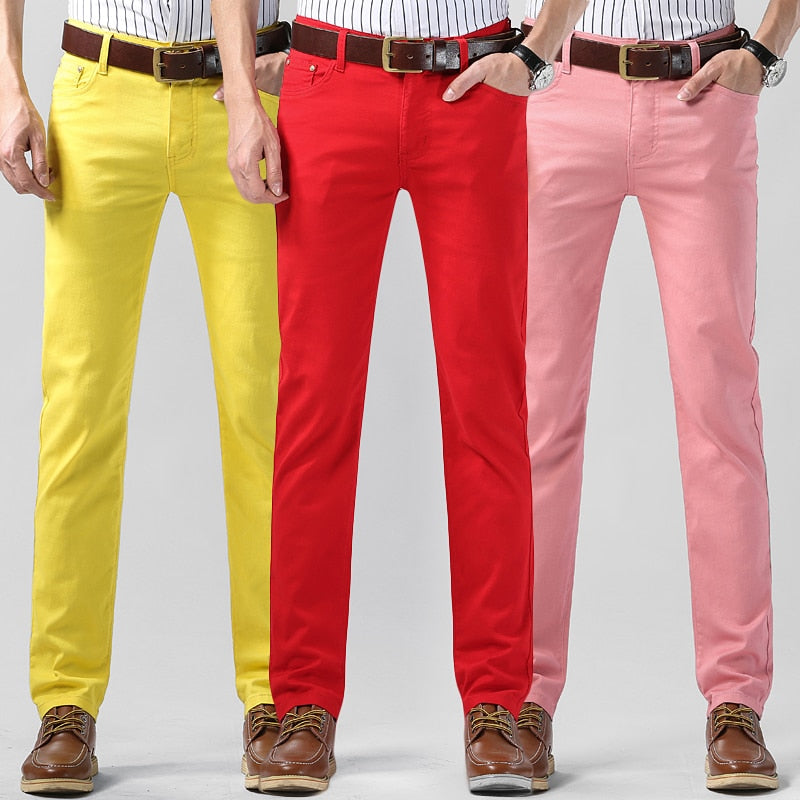 Modern colored men's trousers Troy