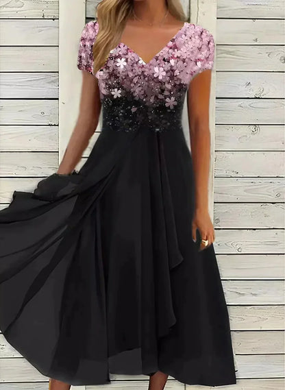 Zaya Chiffon Partykleid für Damen