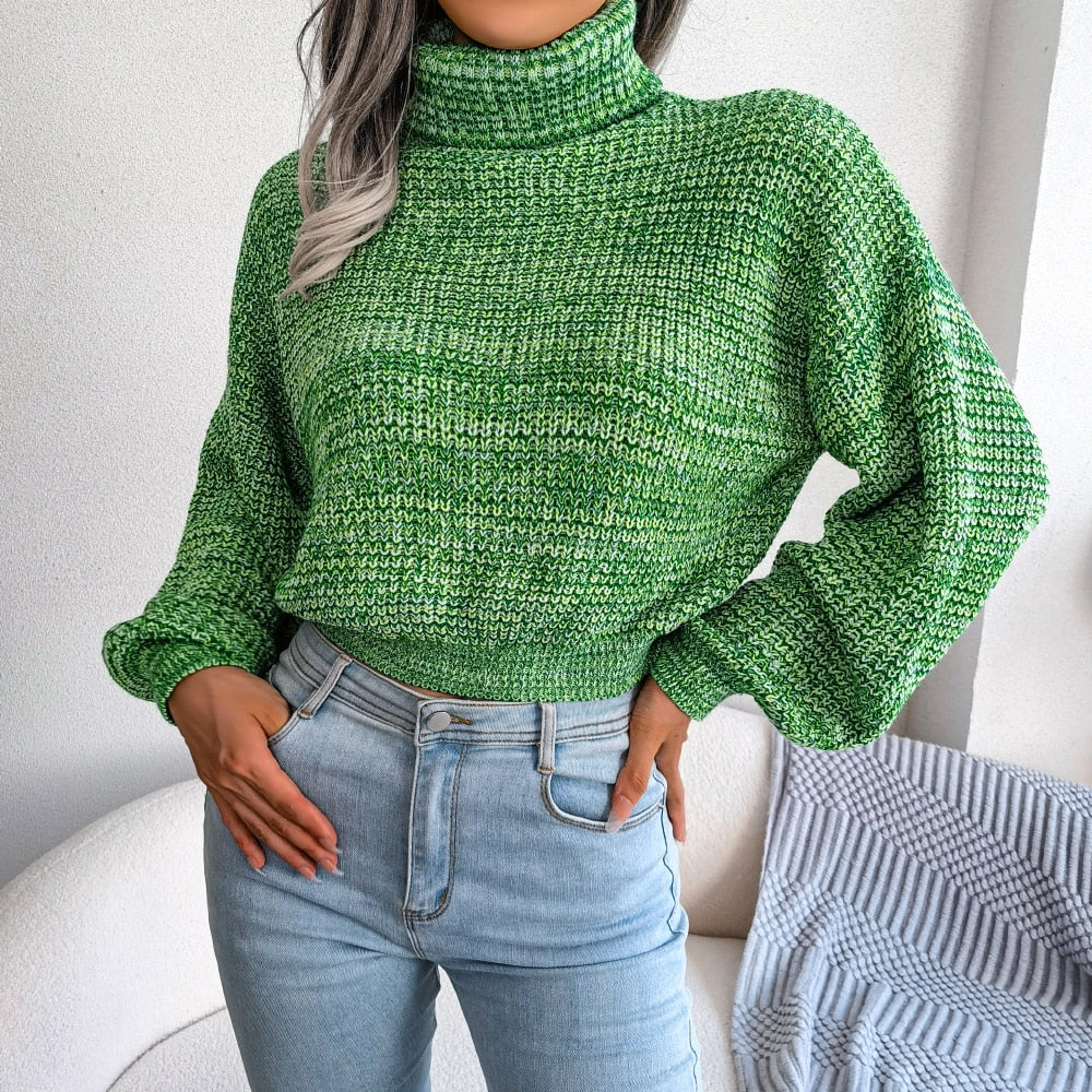 Cozy knit turtleneck sweater Ena