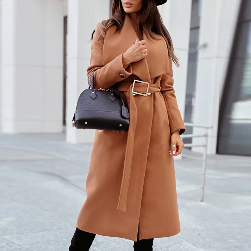 Elegant ladies wool coat Vera