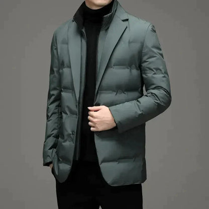 Veste chaude imitation 2 en 1 pour homme Sander