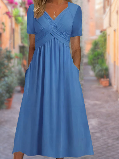 Selby Sommerkleid mit V Ausschnitt