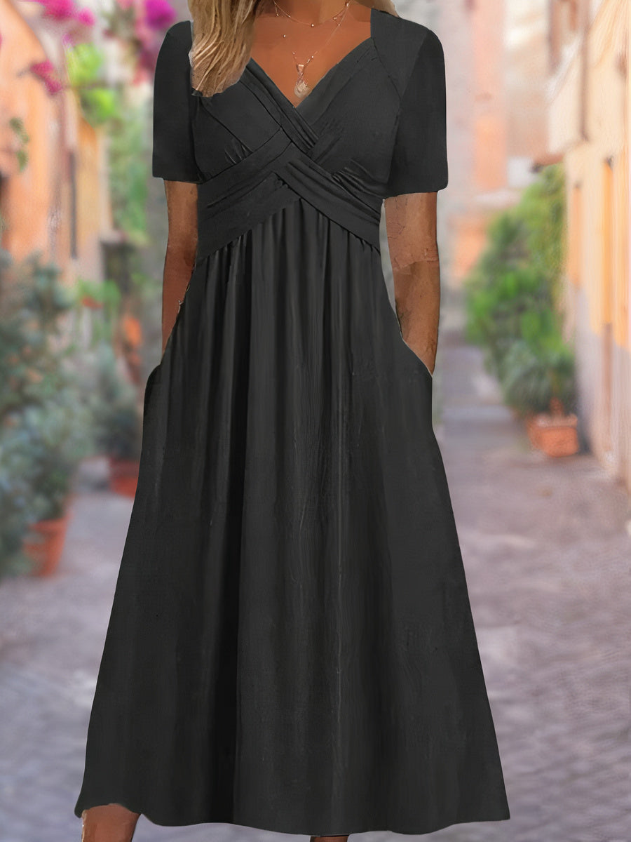 Selby Sommerkleid mit V Ausschnitt