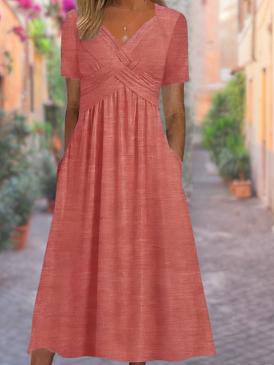 Selby Sommerkleid mit V Ausschnitt