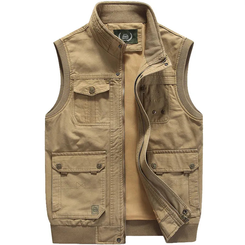 Gilet multipoches vintage pour homme Faber