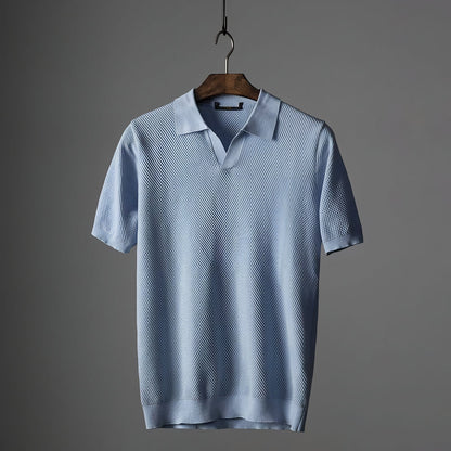 V-neck polo shirt for men Stefan