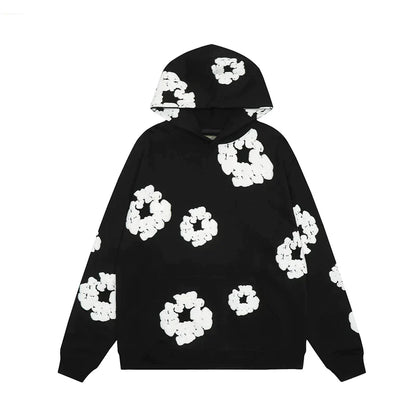 Fashionable hoodie with floral pattern Morie