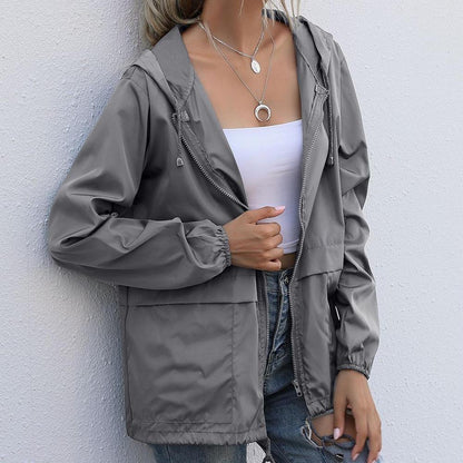 Lightweight windproof summer jacket with hood Monet 