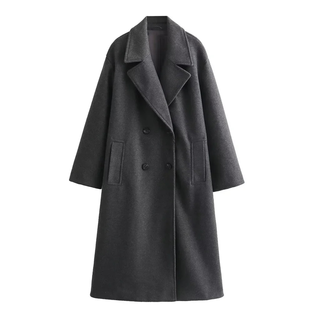 Elegant long winter coat for women Wileen