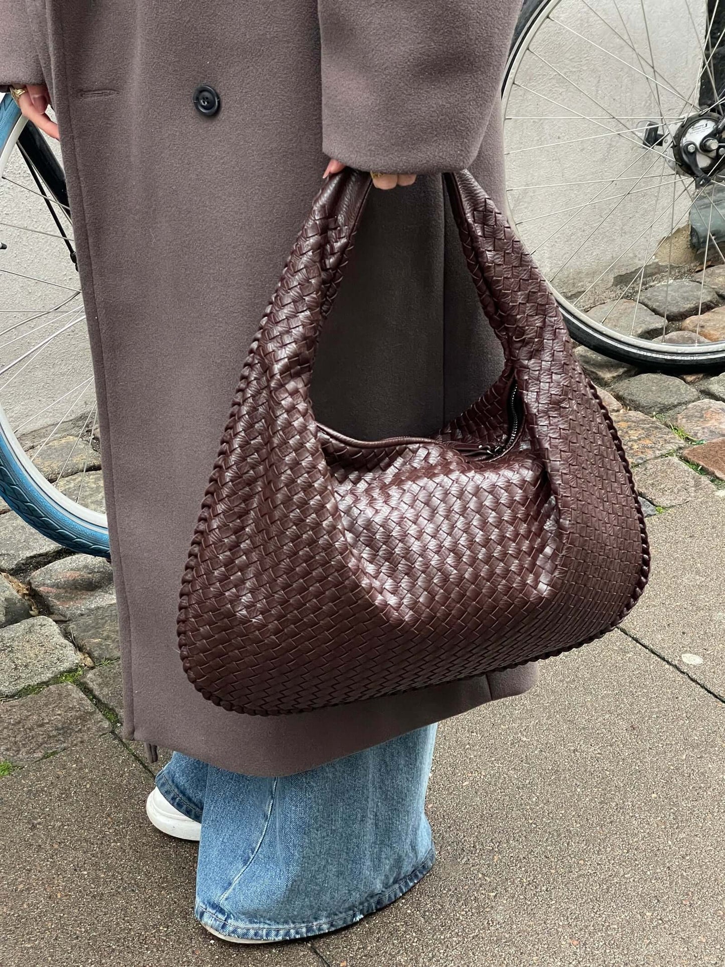 Geflochtene Tasche XL