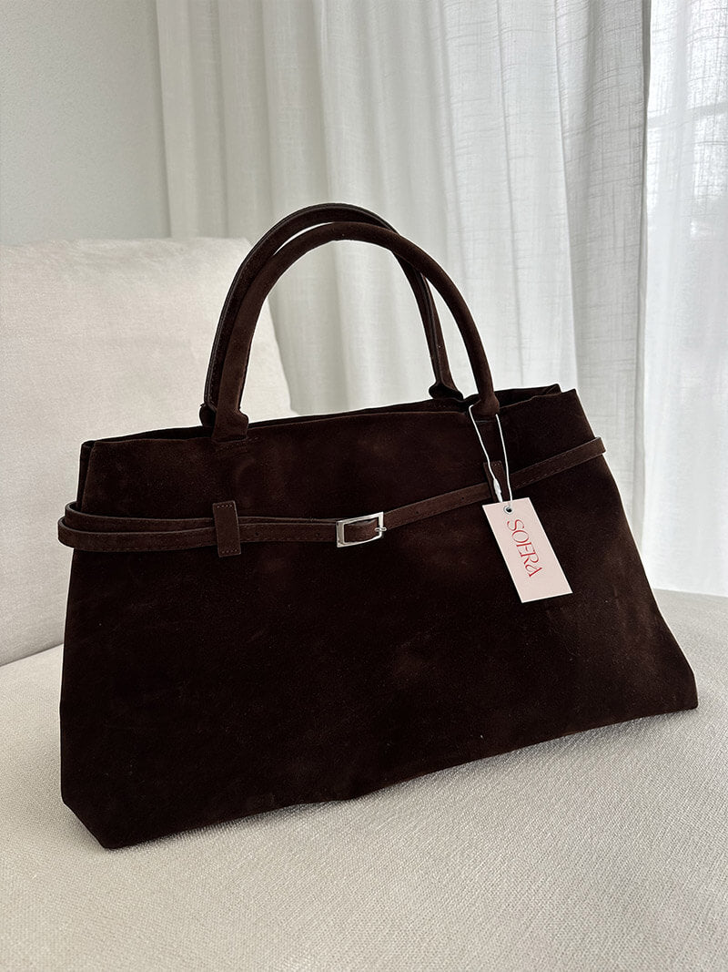 Dalila Wildleder Tasche