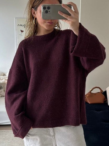 Shiela Bordeaux Pullover