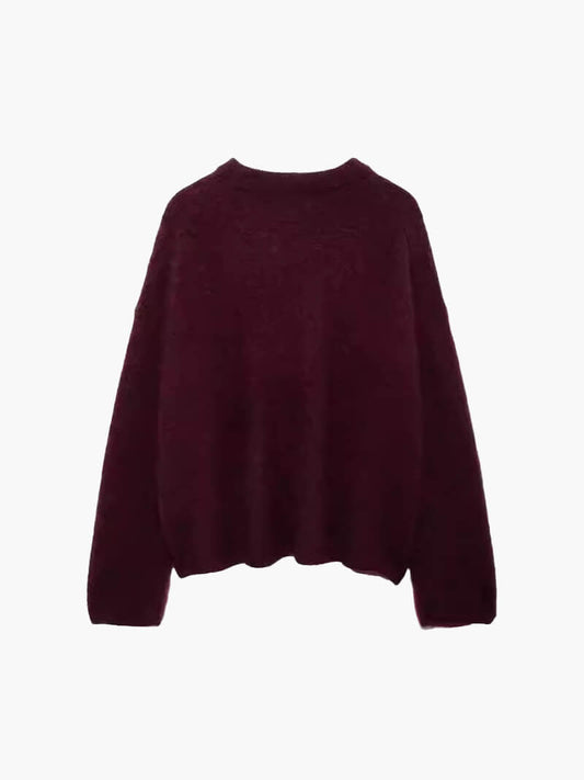 Shiela Bordeaux Pullover