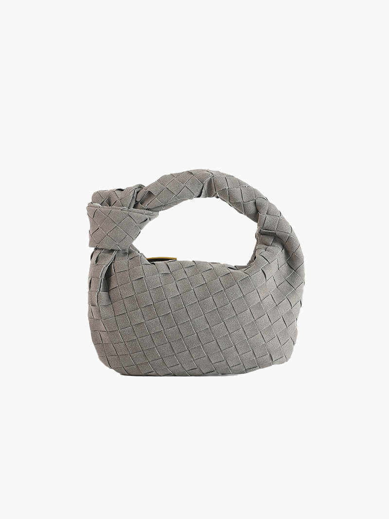 Gewebte Tasche Mini Wildleder