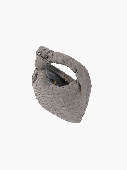 Gewebte Tasche Mini Wildleder