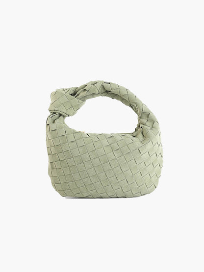 Gewebte Tasche Mini Wildleder