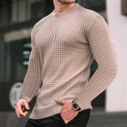 Slim Fit Strickpullover für Herren Theron