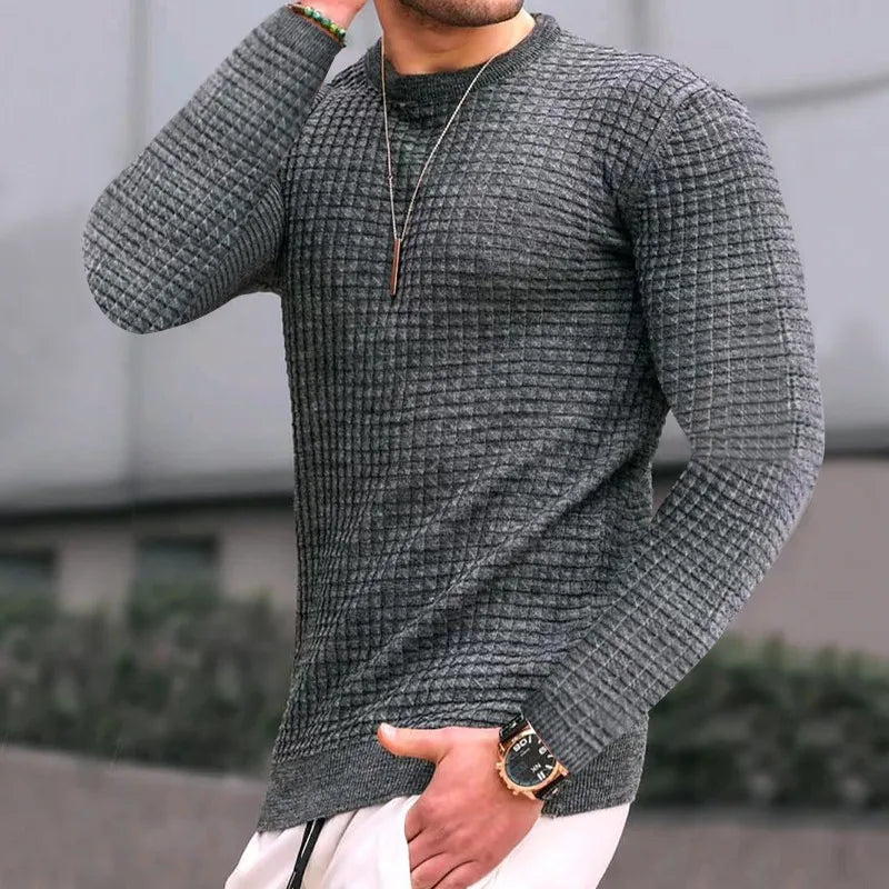 Slim Fit Strickpullover für Herren Theron