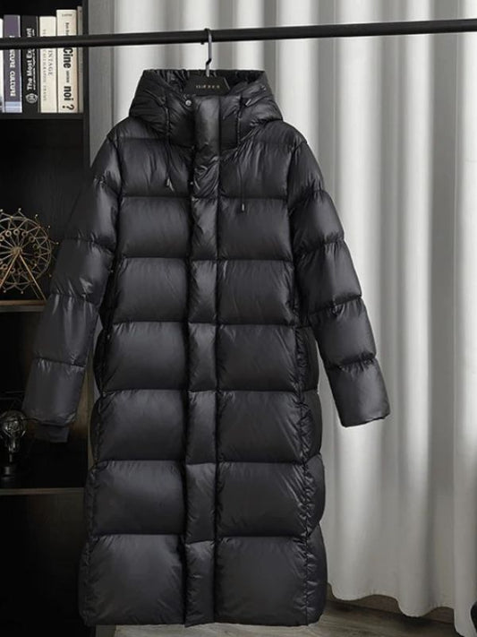 Long winter down jacket for women Vivia