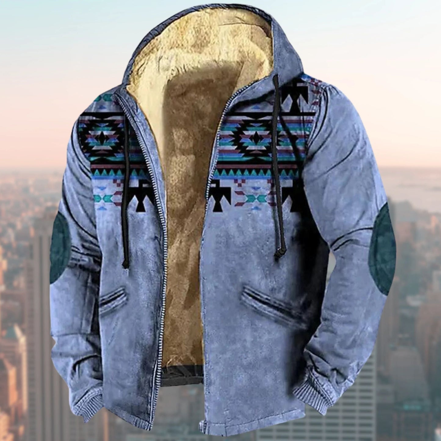 Veste à capuche à motif tribal Valor