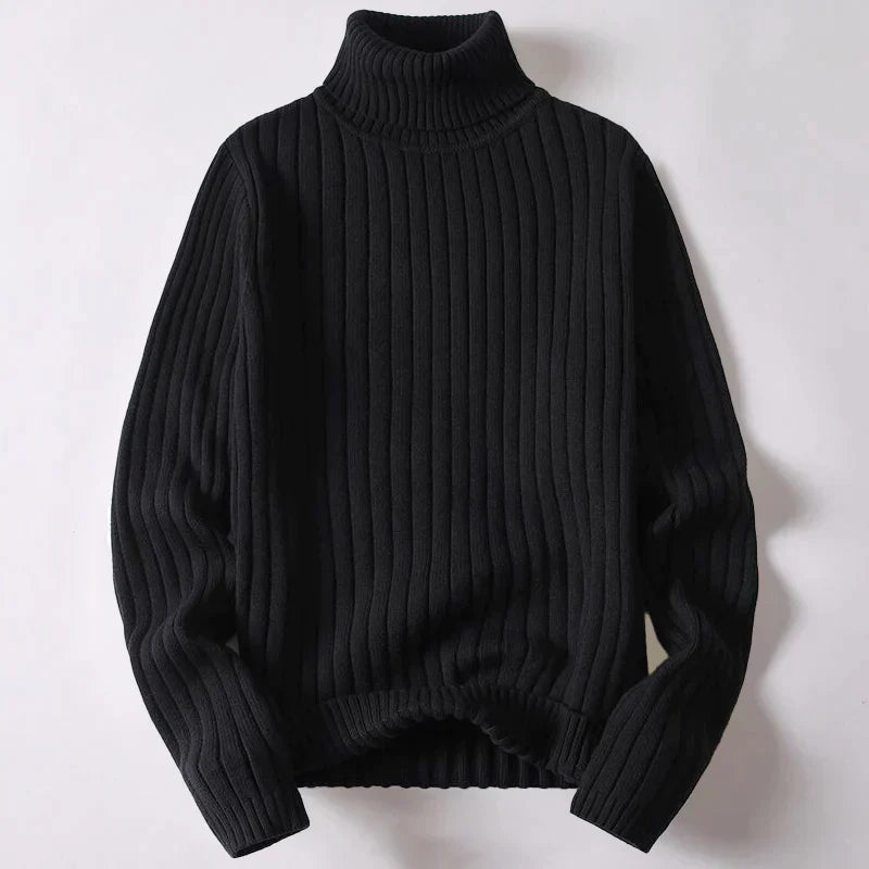 Merino wool turtleneck sweater for men Wyatt