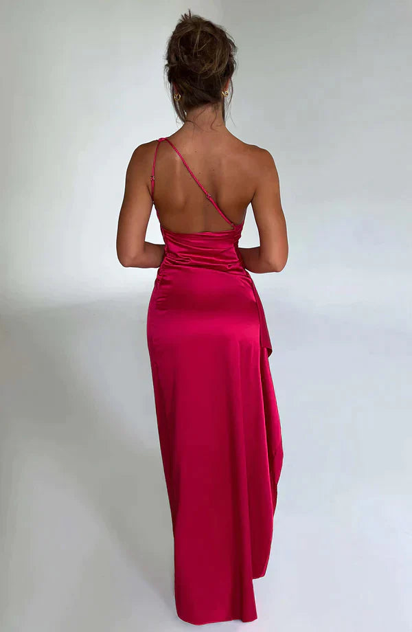 Natalia - Elegant one-shoulder evening dress for women 