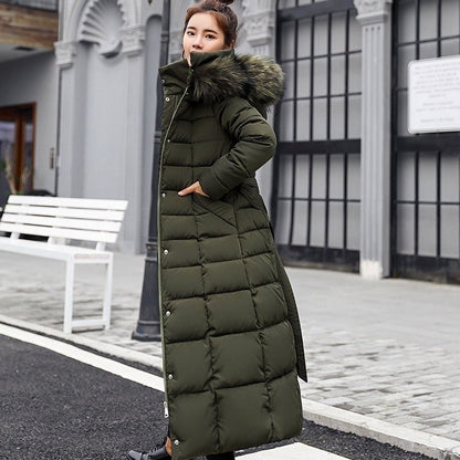 Long down puffer jacket for women Lieka