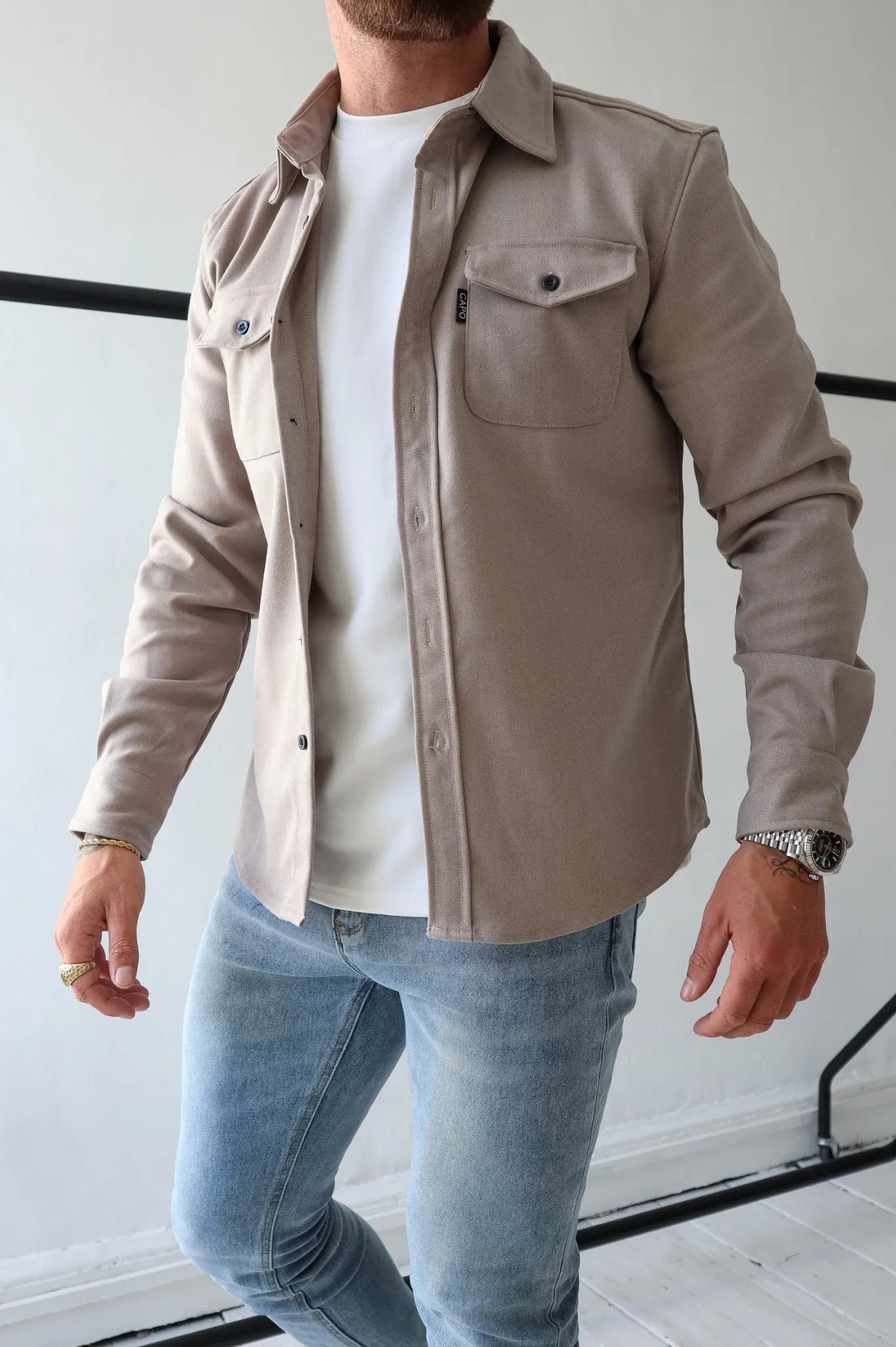 Veste chemise Azan pour homme au style moderne