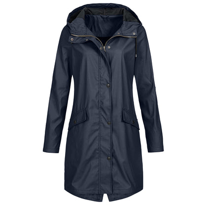 Fashionable windproof raincoat for women Rieka