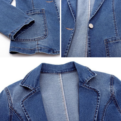 Zeitloser Denim Blazer für Damen Hedy