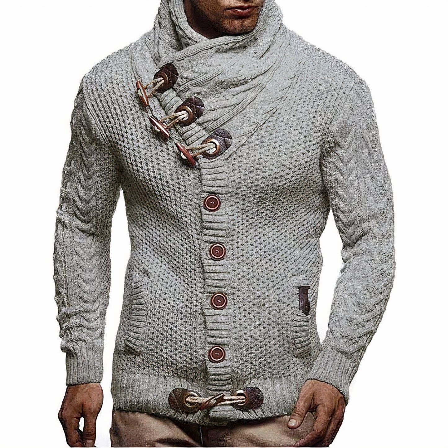 Cardigan élégant et douillet pour homme Gregor