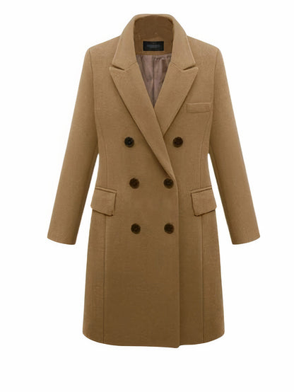 Elegant women's coat in fashionable style Beata