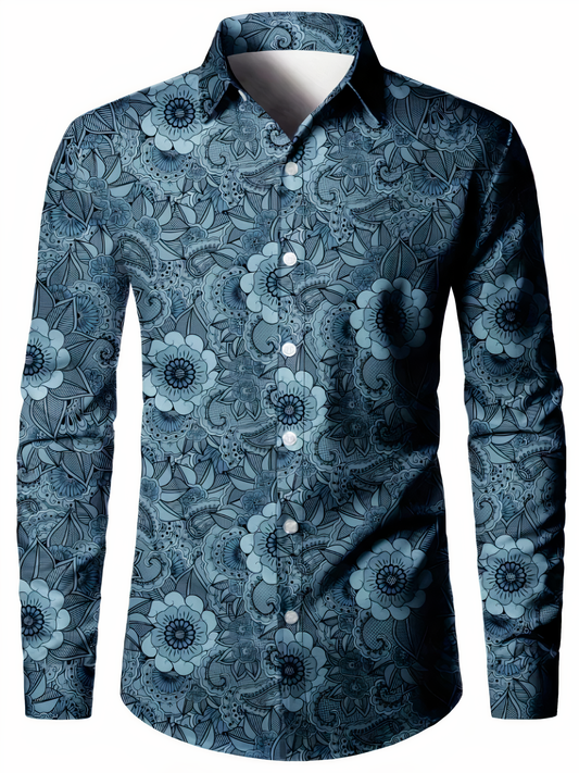 Chemise homme tendance à motifs fleuris Jayce