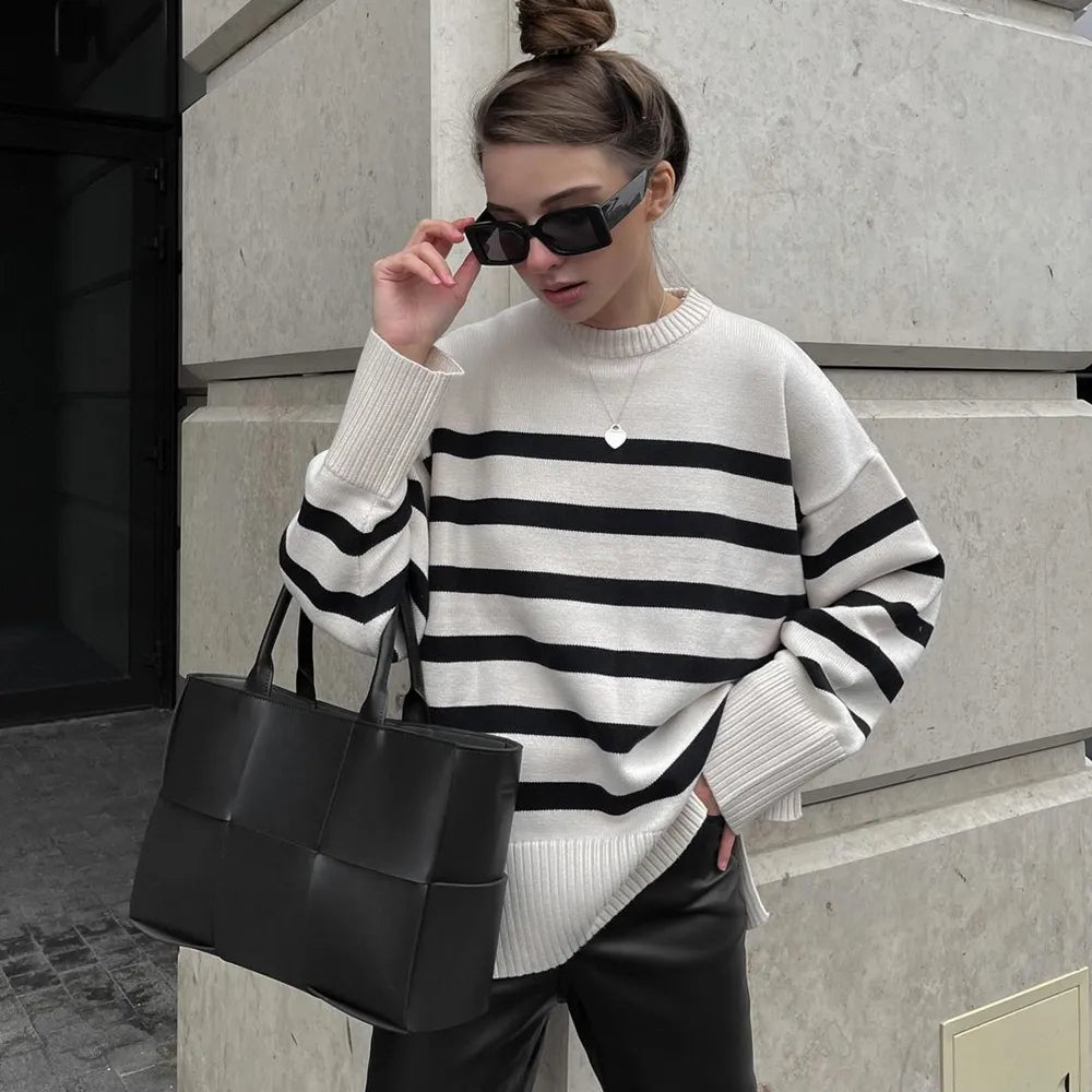 Oversized knitted sweater Shantal